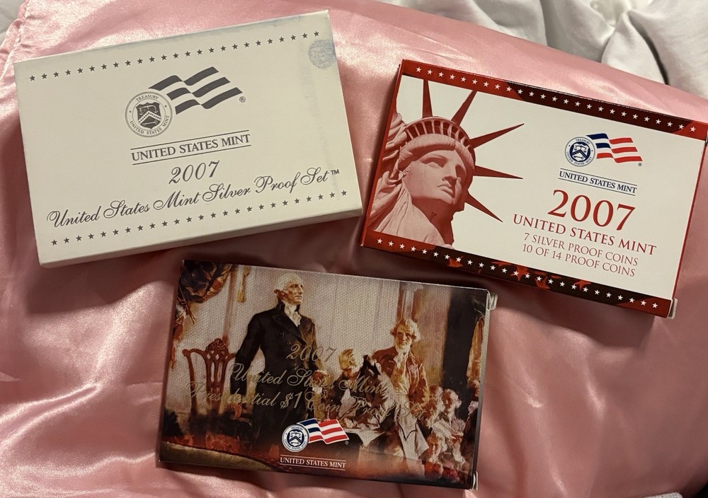 2007 United States Mint Silver Proof Set Original Box