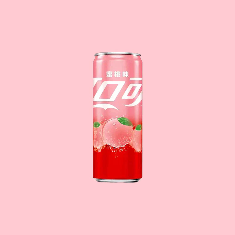 Coca-Cola Peach 330ml (China) Exotic Snacks