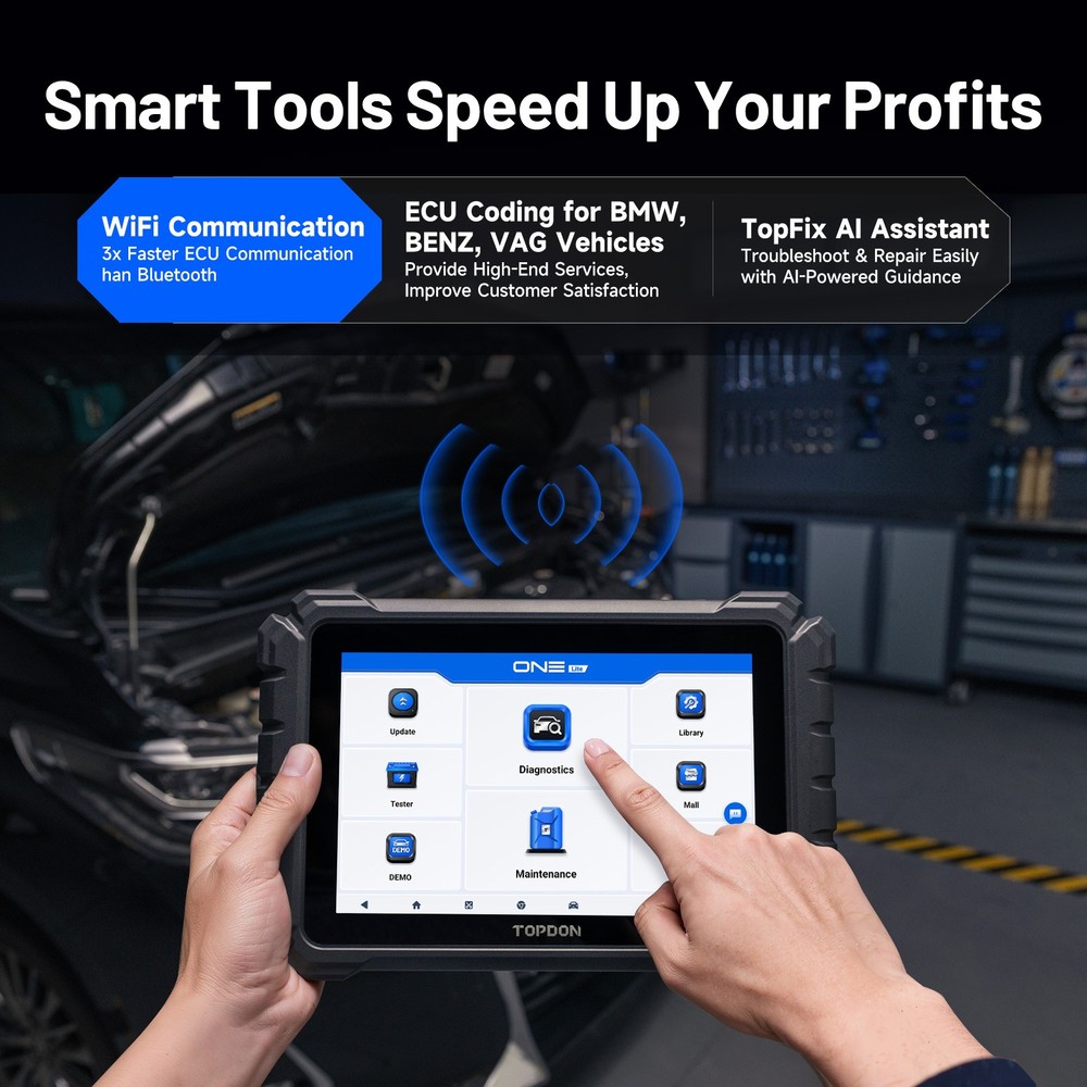 2026 TOPDON ONE Lite ECU Coding Professional Auto Diagnostic Scanner Tool CANFD