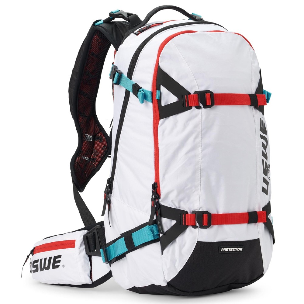 USWE Pow 25L Winter Protector Backpack Skiing Snowboard Hydration Comp. - White​