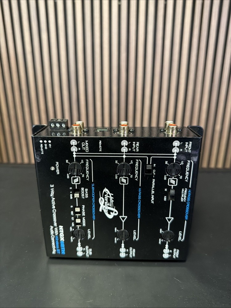 Lanzar HTGX6BTH 3-Way Active Crossover w/ Bluetooth Wireless Audio
