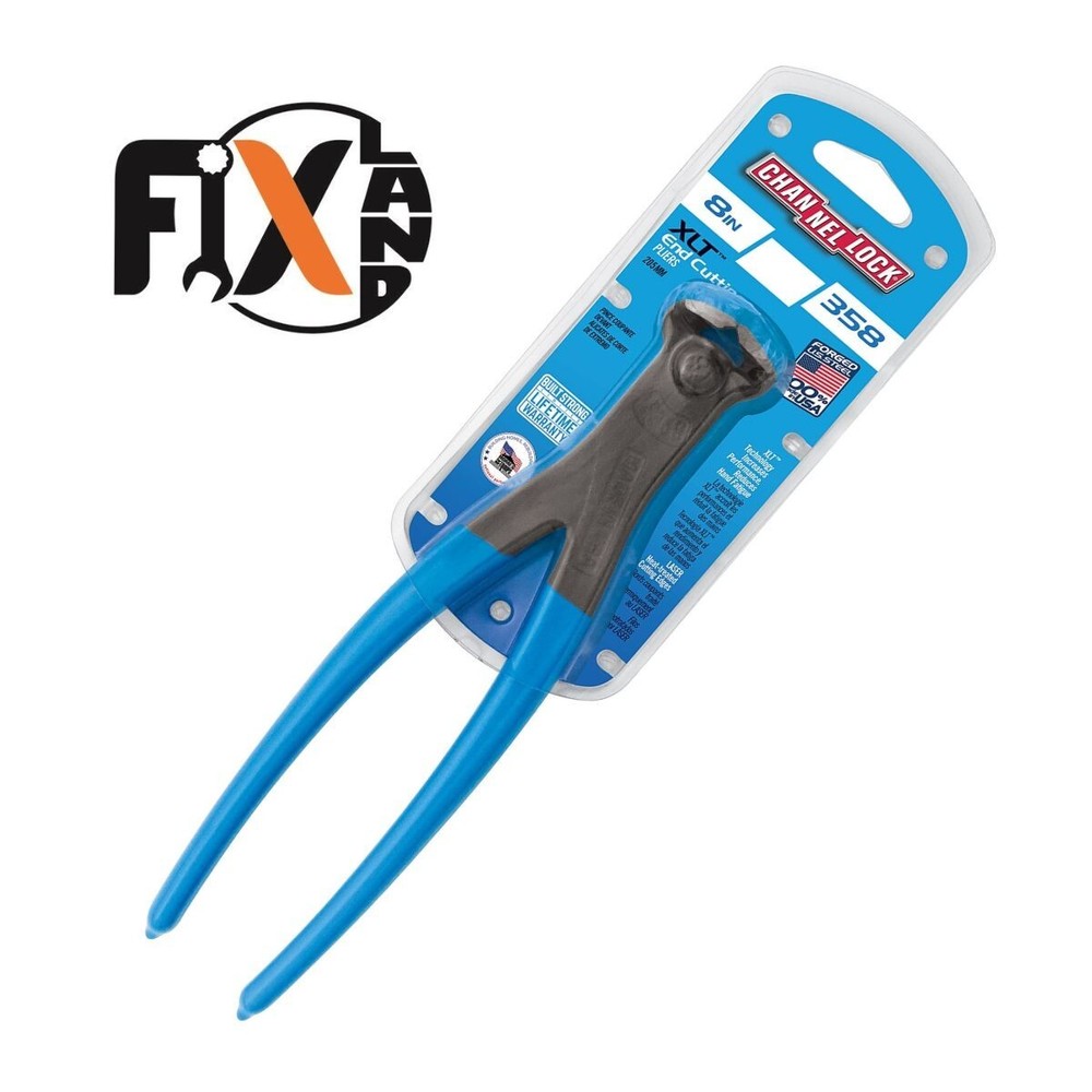 8" Cutting Plier with End Cutter for Versatile Use