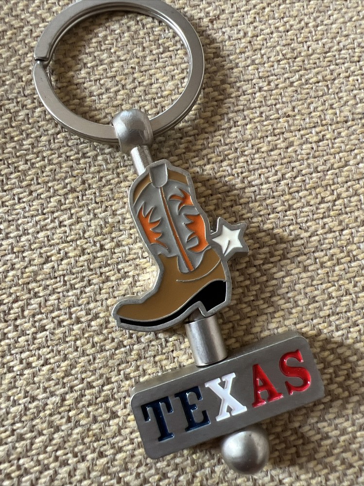 Vintage Keychain Texas Spins