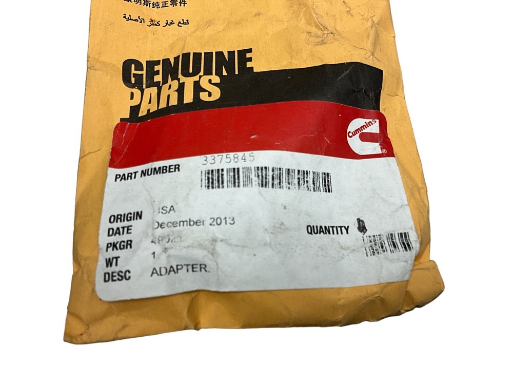 CUMMINS ADAPTER,FUEL RESTRICTION 3375845