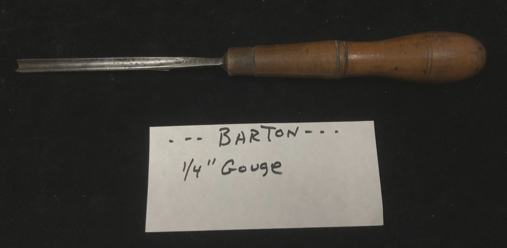 DR Barton 1/4" Out-Cannel Gouge