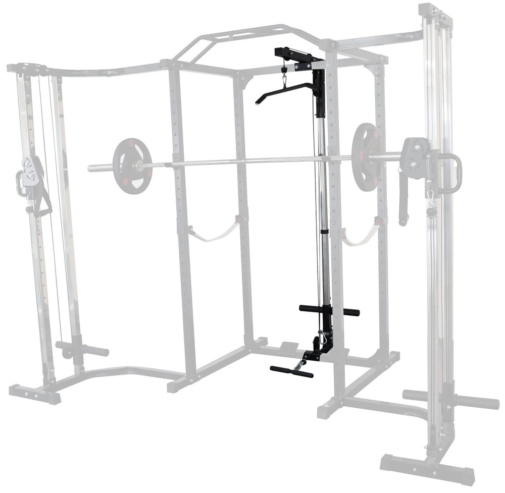 Multi-Function Adjustable Power Cage with J-Hooks, Safety Straps and Optional...
