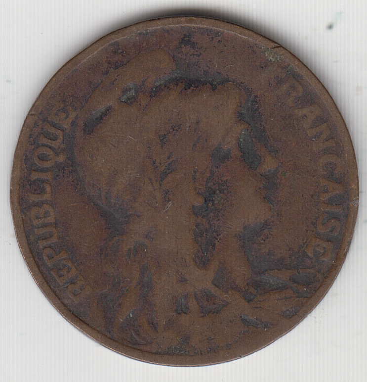France 10 Centimes 1902 as shown