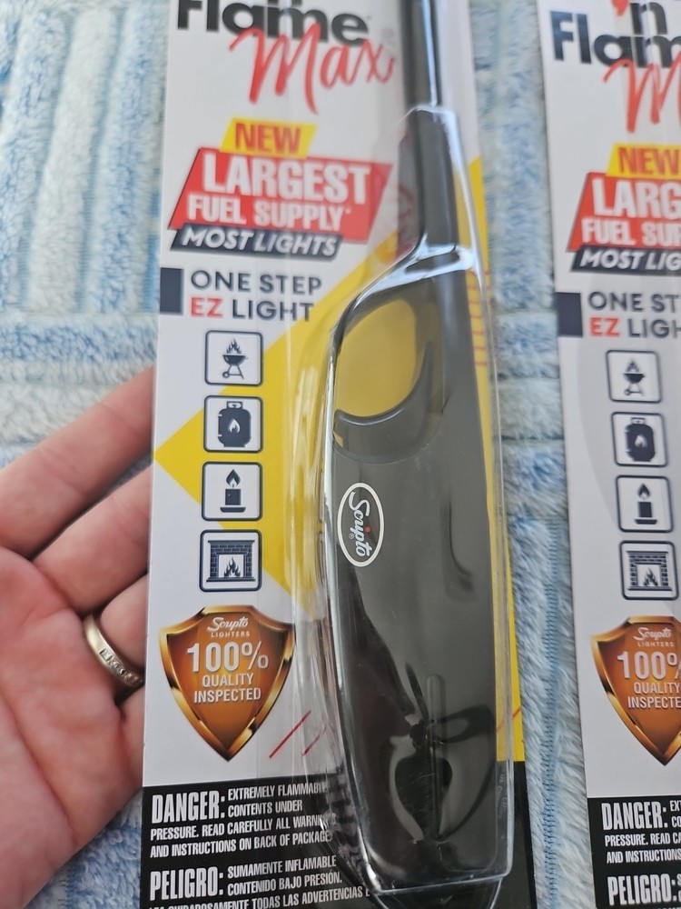Scripto Multi-Purpose Utility Aim'n Flame Max Safe Lighters 2-Ct SEALED NEW