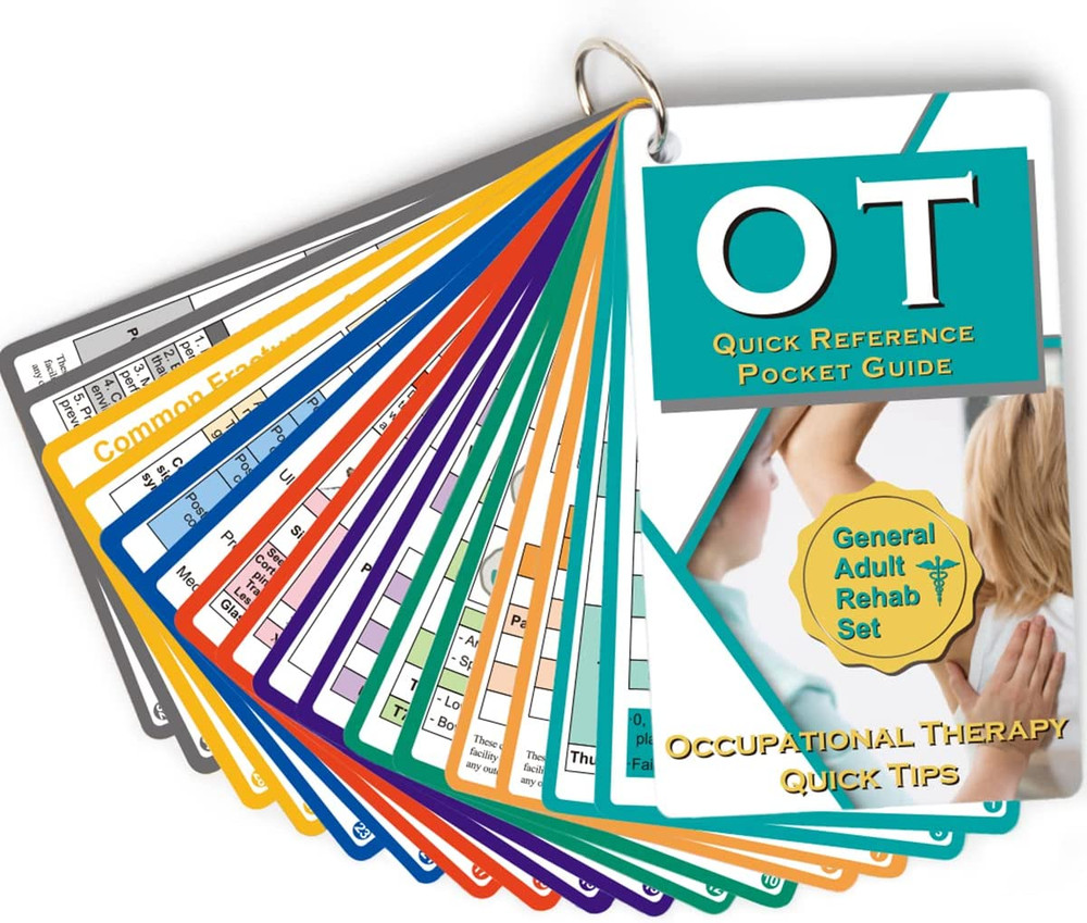 Occupational Therapy Reference Pocket Guide - Must Have OT Resource 32 Pages Qui