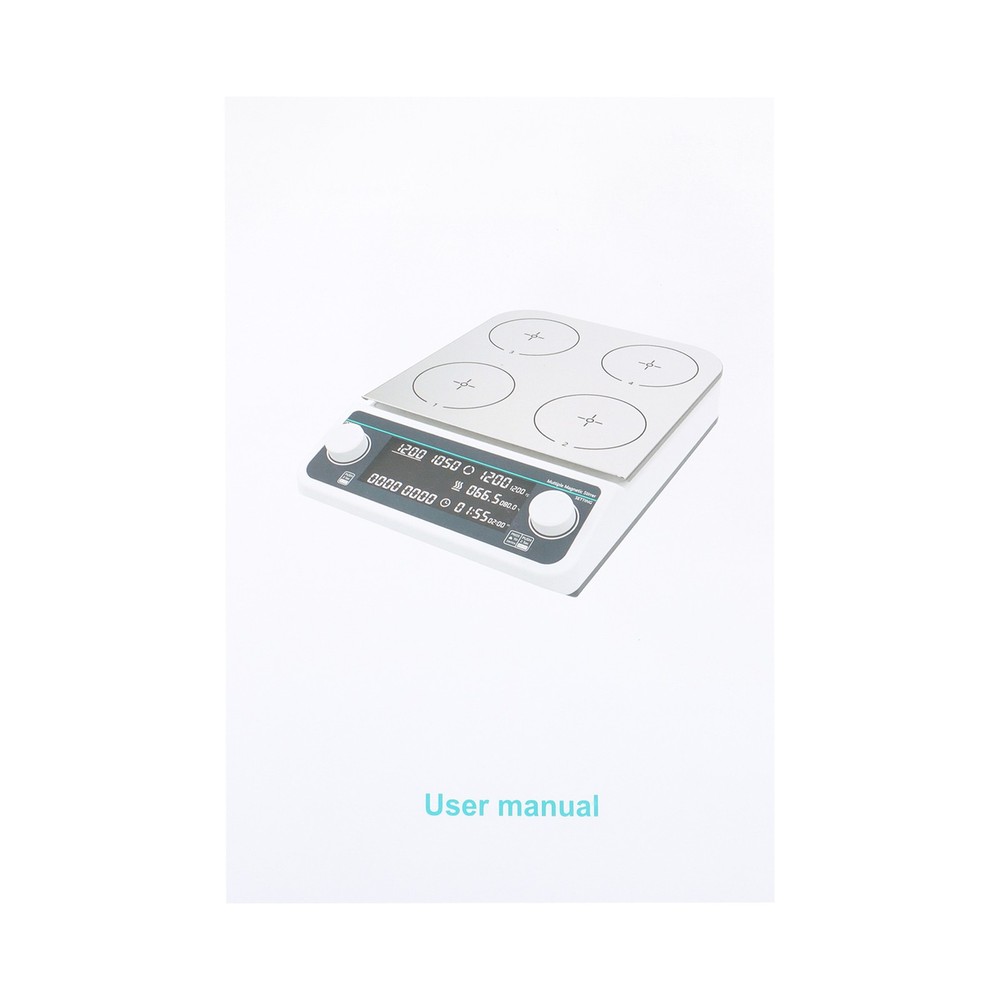 Multiple Magnetic Stirrer with Heating Function 4 Position Max Capacity 4*500ml