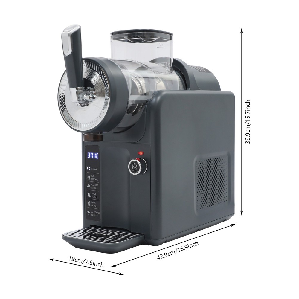 Frozen Drink Machine,shaved Ince Machine With Self-cleaning Function Grey US！