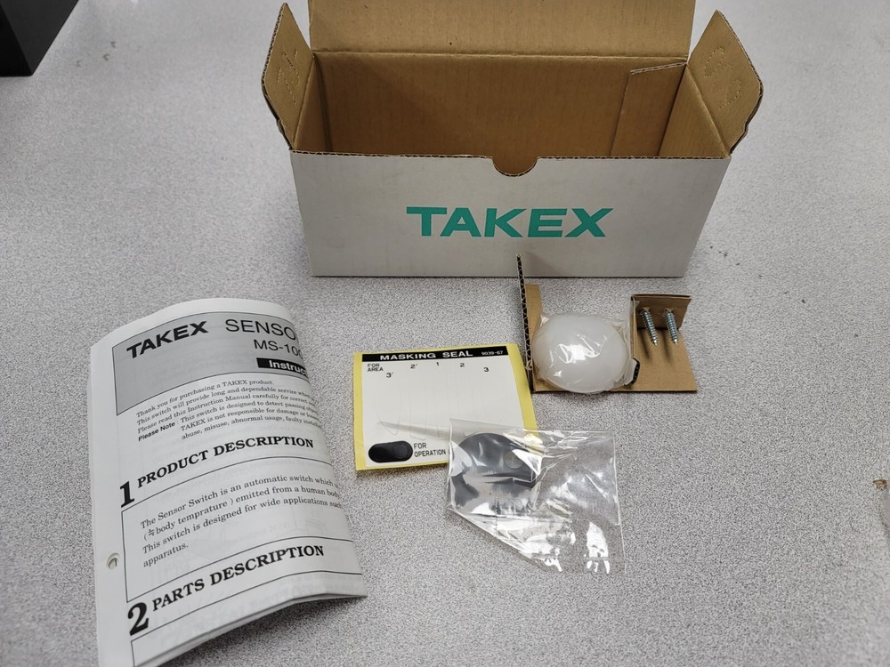 TAKEX MS-100E Outdoor / Indoor Variable Motion Detector