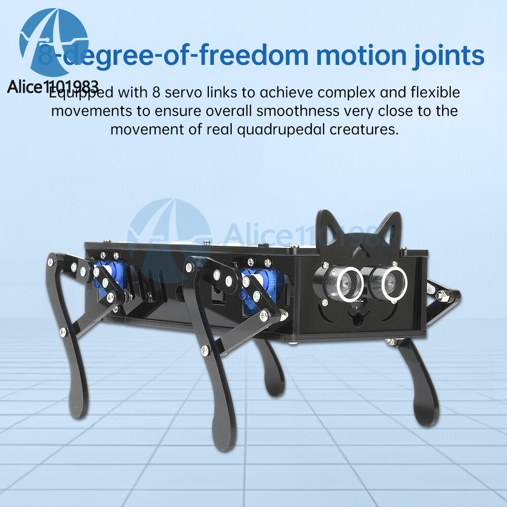 Intelligent Programming Quadruped Robot Bionic Mechanical Dog Kit Remote Control
