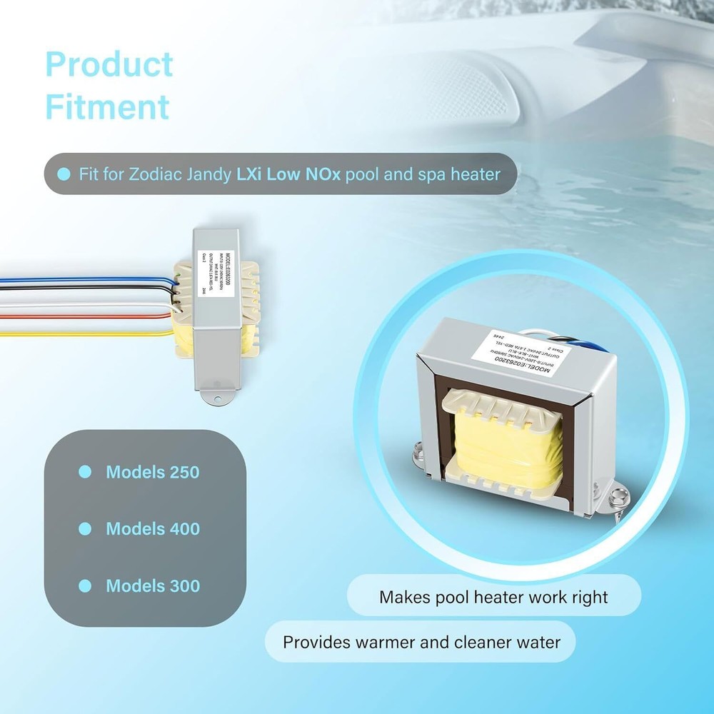 R0456300 Transformer Replacement for Zodiac Jandy LXi Low NOx Pool & Spa Heaters