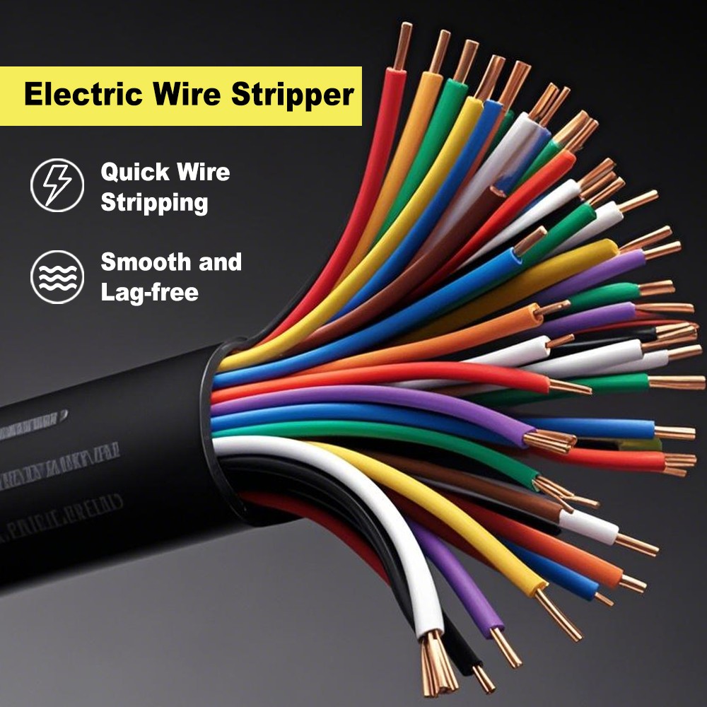 Wire Stripper for Drill Wire Stripping and Twisting Tool Upgrade Electrical