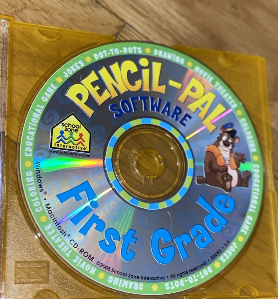 Pencil Pal First Grade PC cd Learning Software