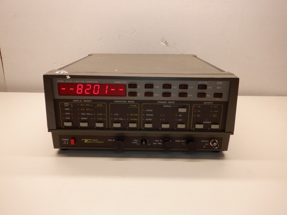 TABOR ELECTRONICS 8201 FUNCTION GENERATOR