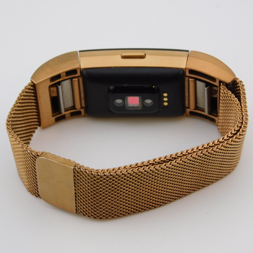 Fitbit FB407 Mesh Band Digital Unisex Watch Untested.