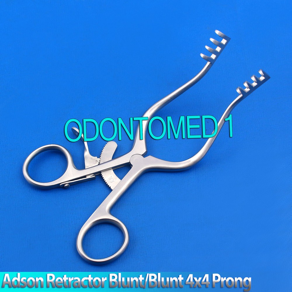 Adson Retractor Blunt Points 4x4 Prong 6" Surgical Instruments