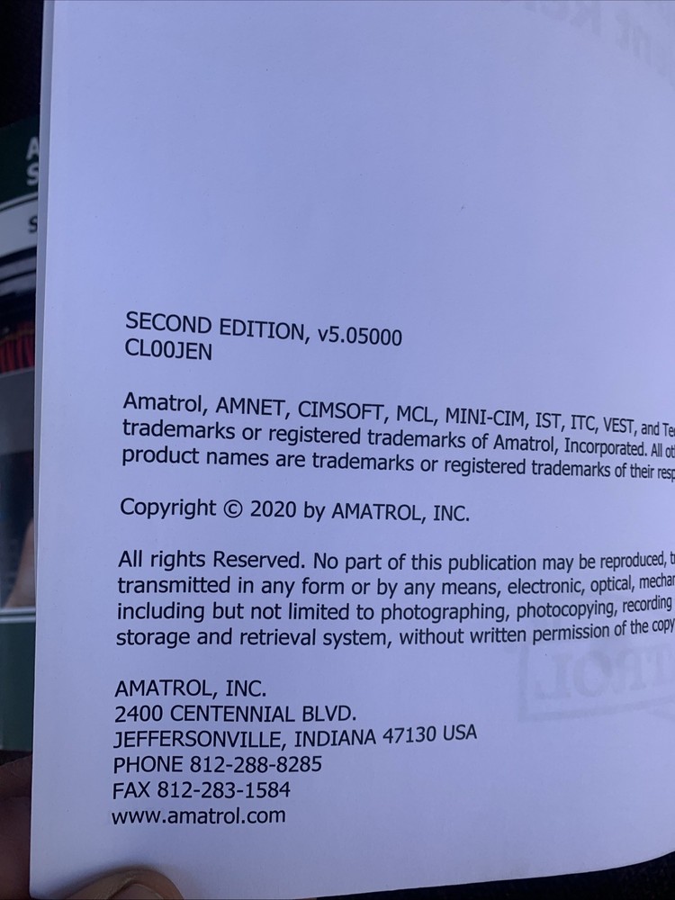 Amatrol AC/DC Electrical Systems 2019 & Motor Control 2020 Student Reference