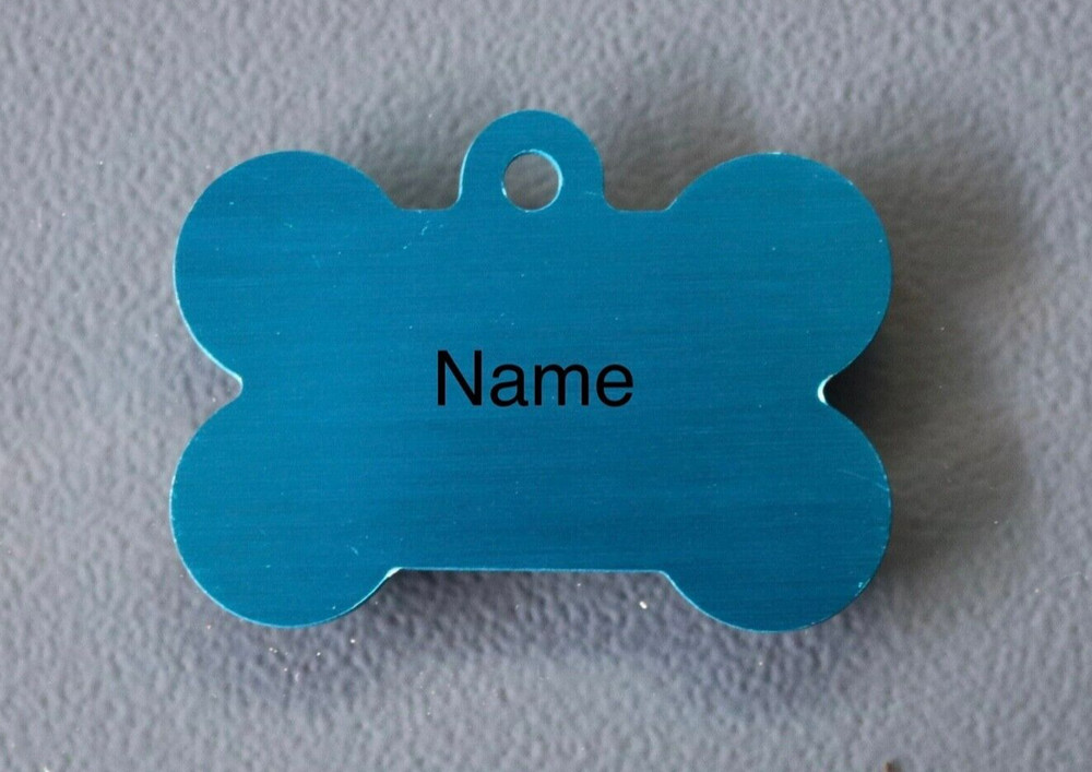 Laser Engraved Large Bone Tag
