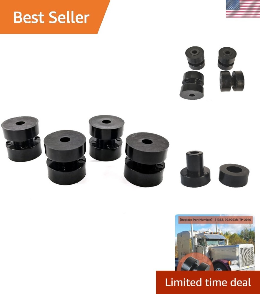 Peterbilt Exhaust Poly Bushings Stack - Silent Ride Solution for 357-385 Trucks
