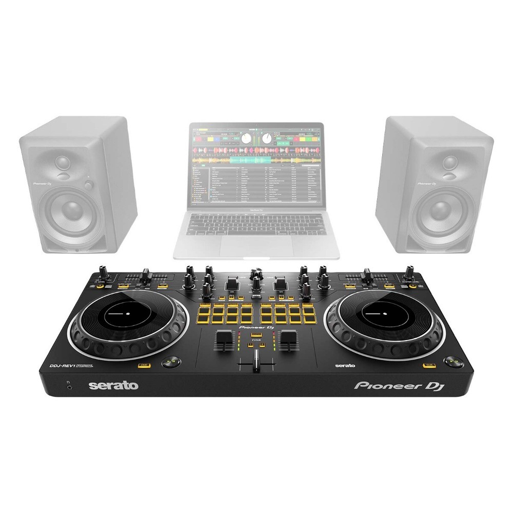 Pioneer DJ DDJ-REV1 Scratch Style Starter 2-Channel Controller with Backpack
