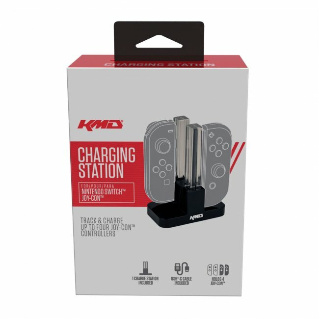 KMD Nintendo Switch Joy-Con Charging Station with Type-C USB Cable