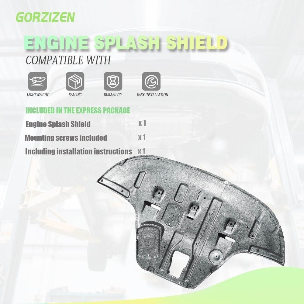 Replacement Front Forward Undercar Shield Fits KIA K5 2021-2025 Engine Mud Flaps