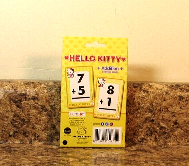 Hello Kitty Math Addition Flash Learning Cards NEW