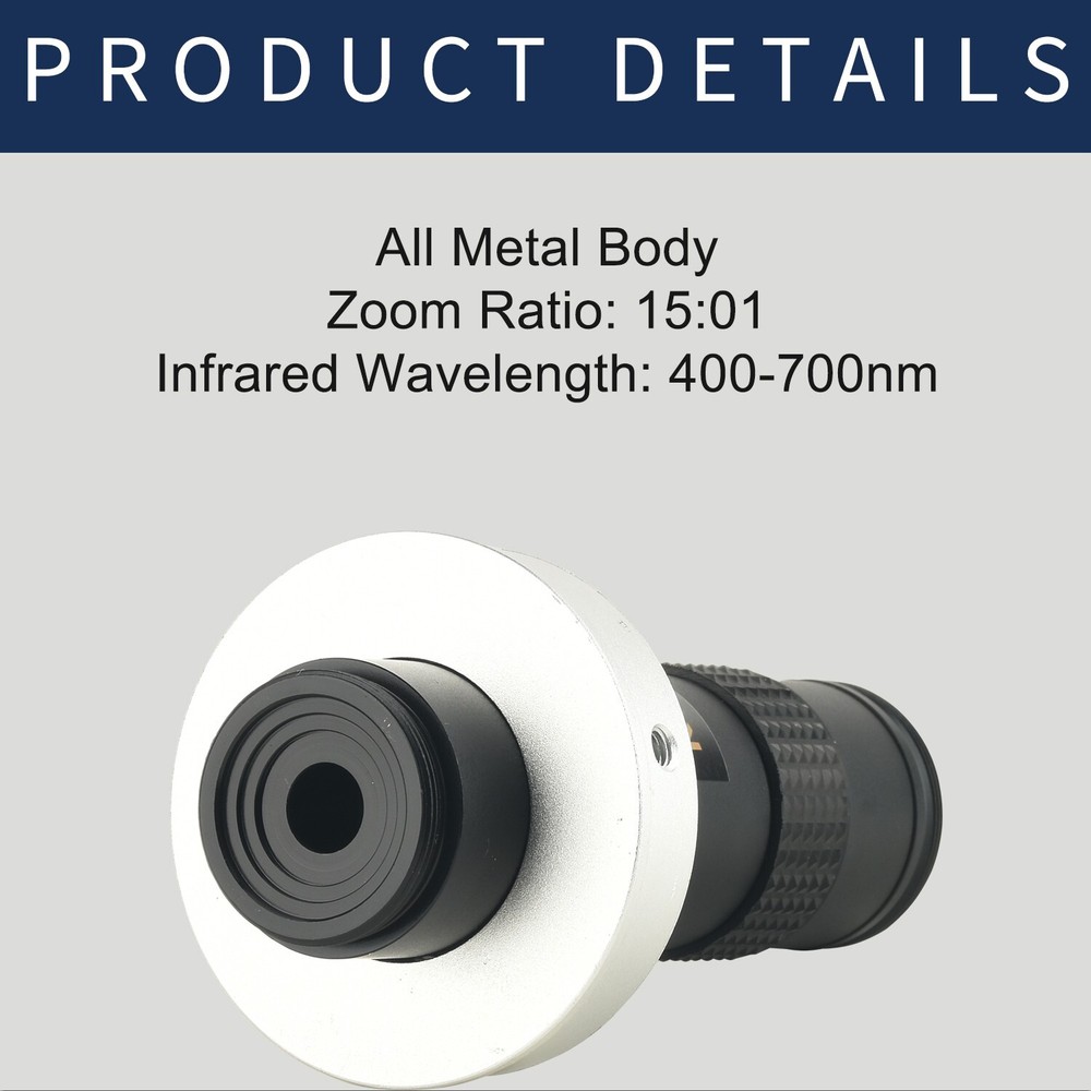 KOPPACE 130 Times Magnification Microscope Lens High-Definition Imaging Standard