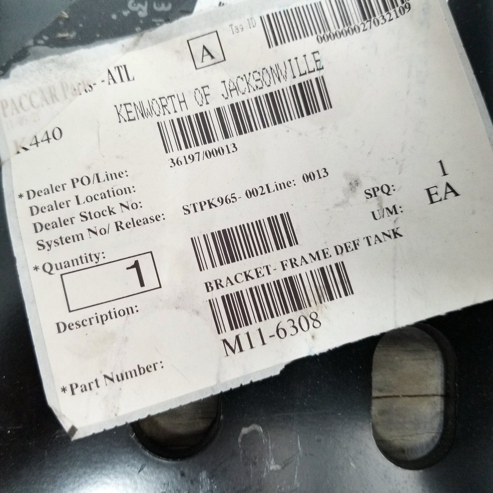 PACCAR Def Tank BRACKET M11-6308