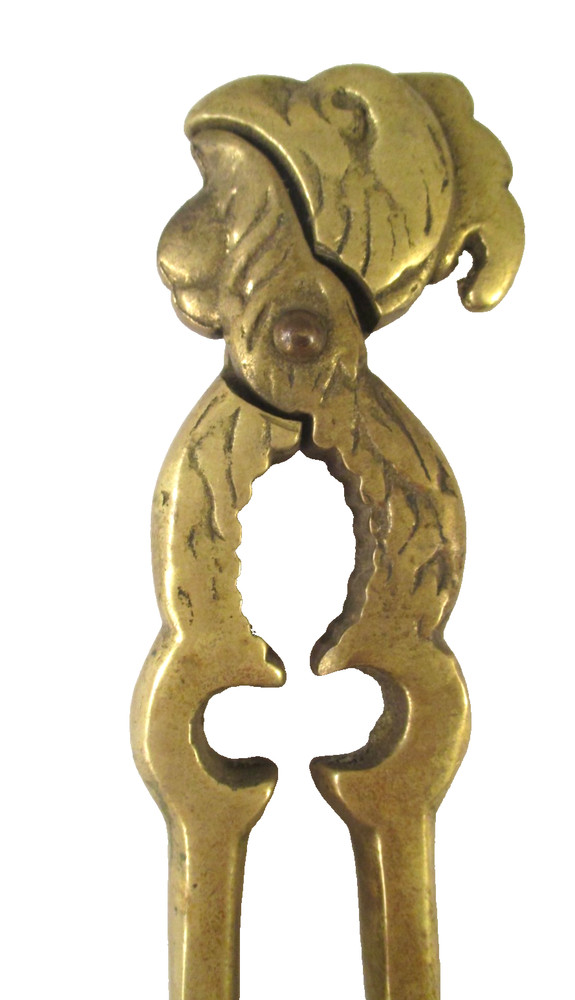 Vintage SOLID BRASS PARROT NUT CRACKER