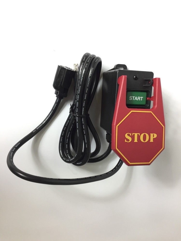 Belt grinder Paddle-style safety switch