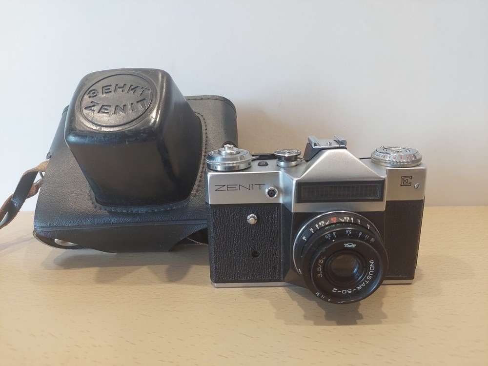 Soviet Union Vintage Camera Zenit E. Made in USSR. Original. ## . S