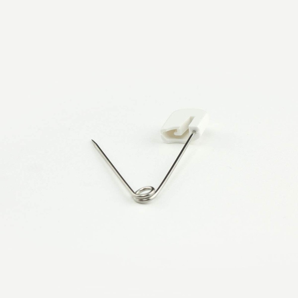 OsoCozy Stainless Steel Diaper Pins – White, 8 Count