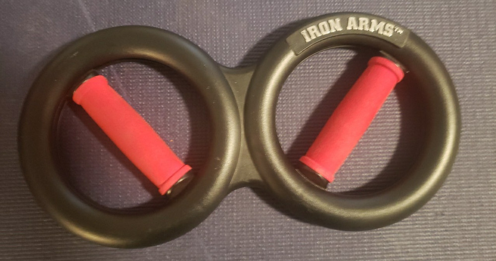 IRON ARMS Rotating Hands Grip & Forearm Strength Exerciser, Physical Therapy