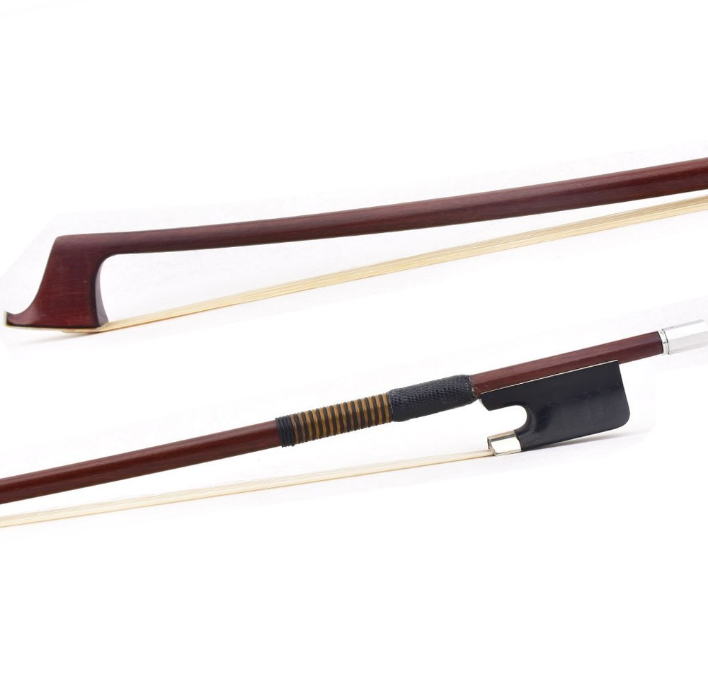 D.PECCATTE Copy Master Antique Pernambuco Cello Bow 4/4 Ebony No eye Silver 81g