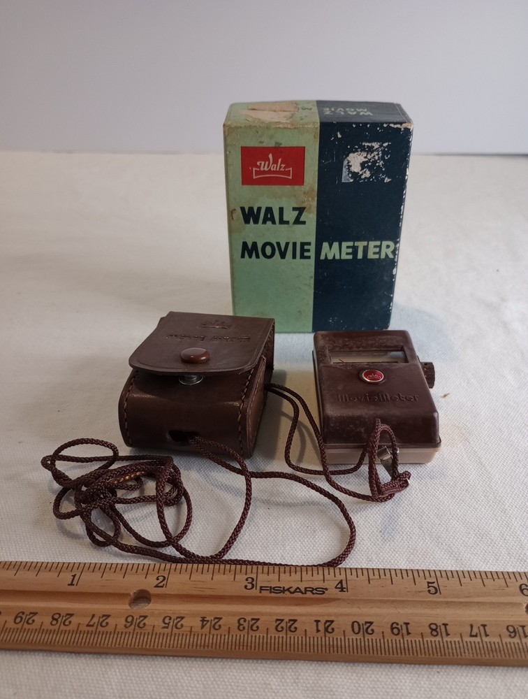 Vintage Walz Micro Meter with Walz Leather Case - Untested Made In Japan