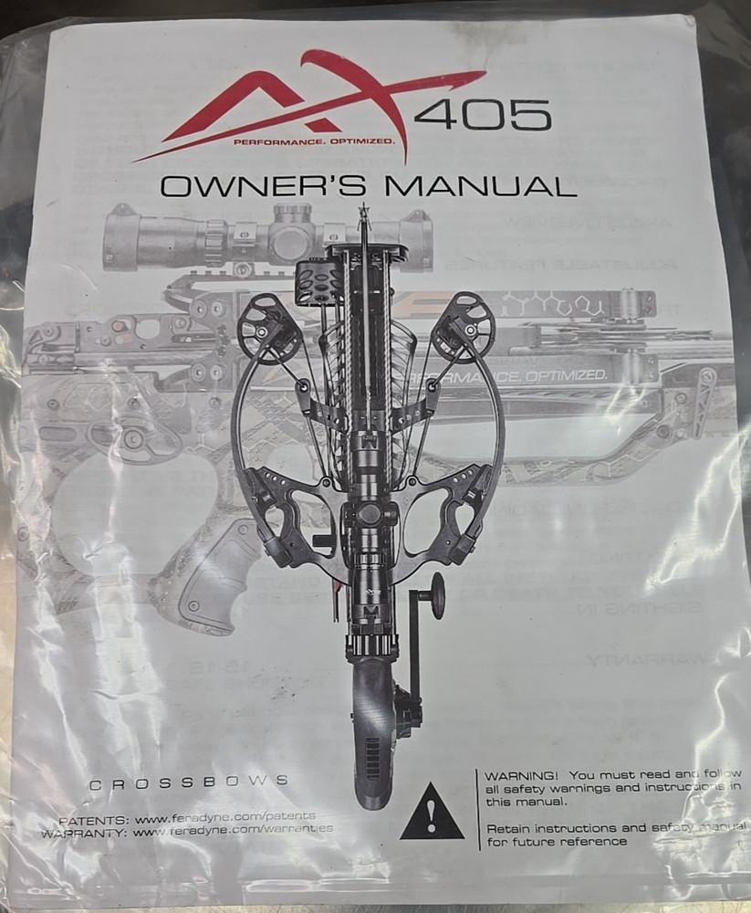 Axe Crossbows AX405 Crossbow Package w/ Scope