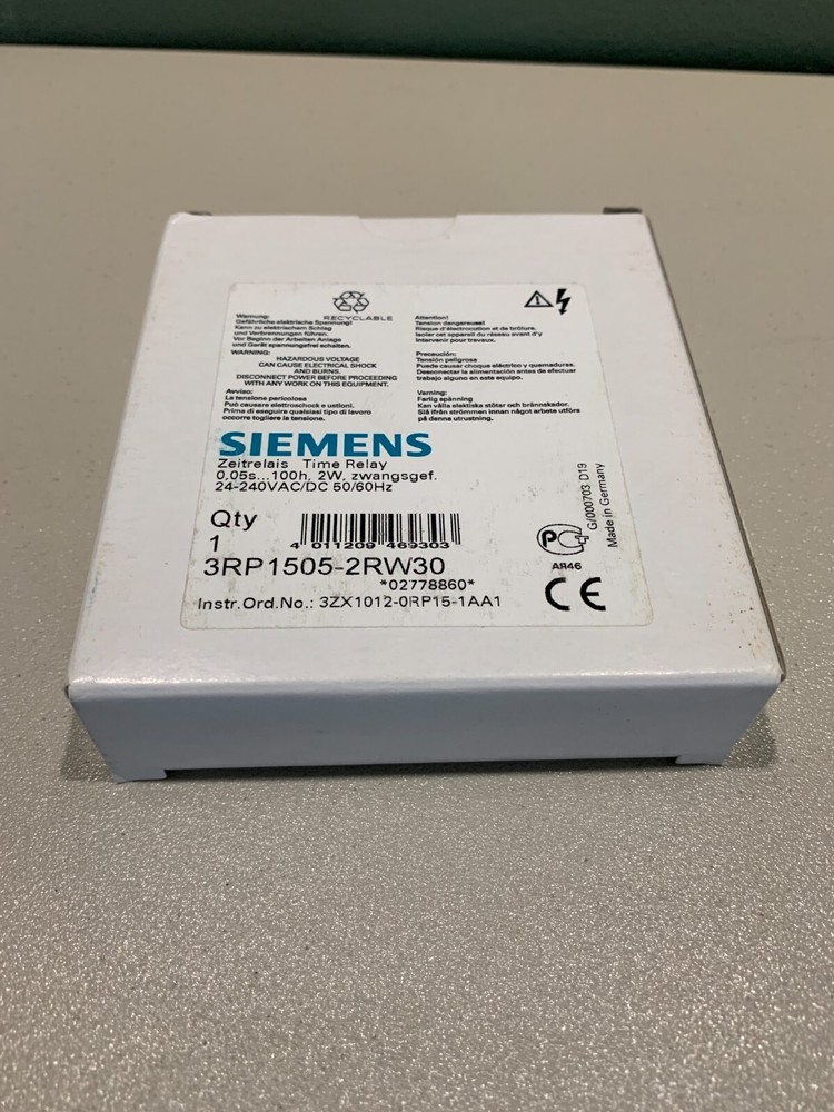 Siemens 3RP1505-2RW30 Multi Function Timing Relay