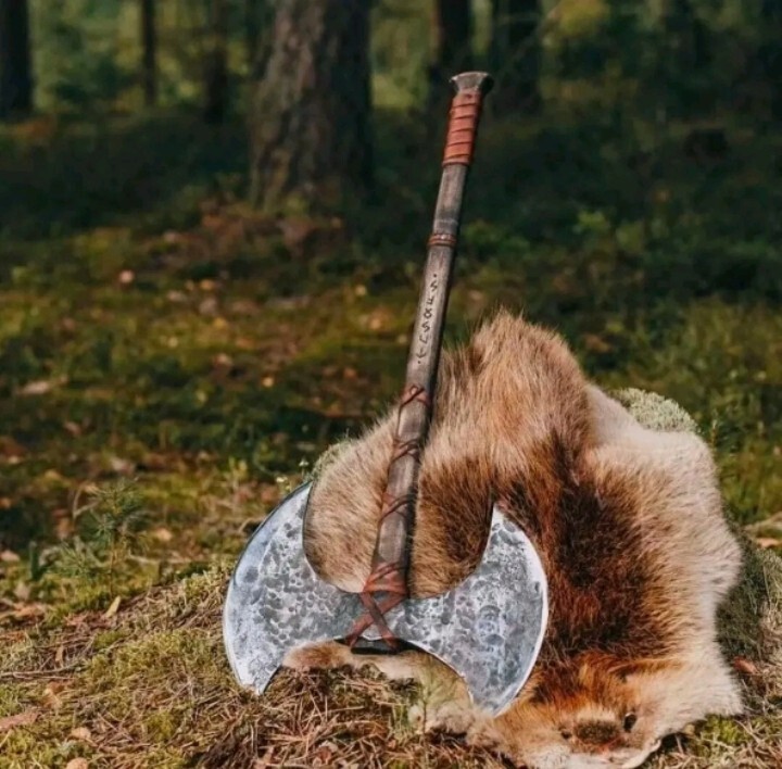 Large Norse Axe, Double Blade Axe, Double Head Viking AXE Large VIKINGS AXE GIFT