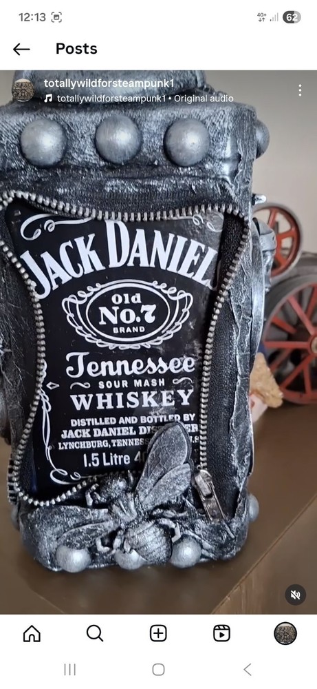 Jack Daniels Empty 1.5 LTR glass bottle