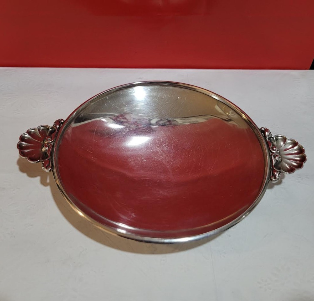 Sterling Silver George Jensen 355H Handled Dish