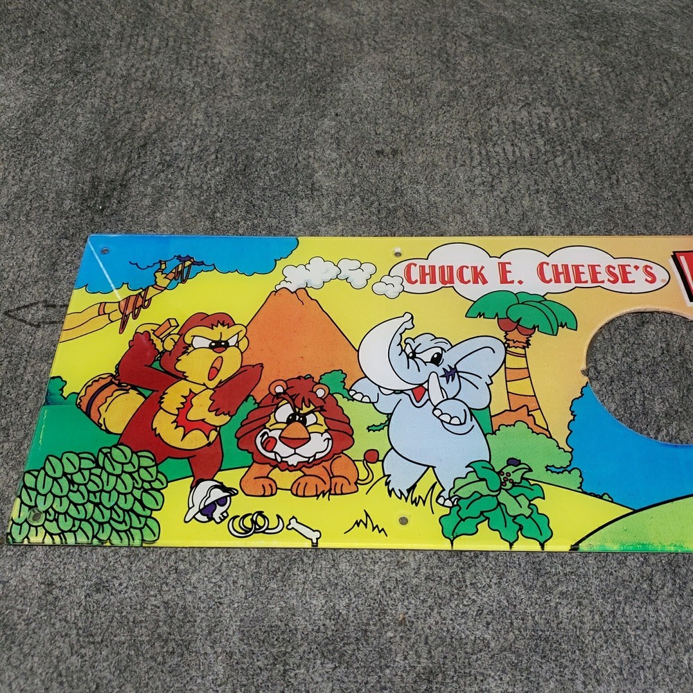 NOS Chuck E Cheese CEC Kooky Konga Redemption Arcade Marquee