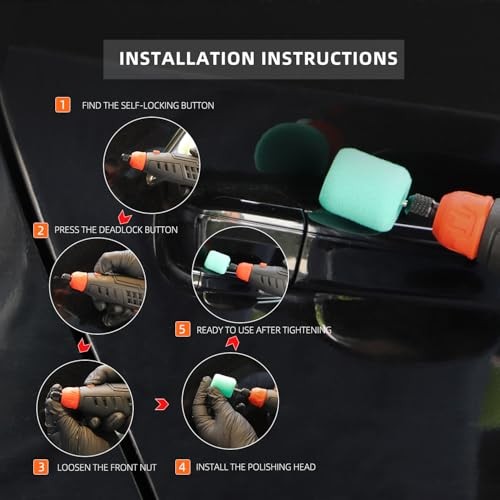 Cordless Rotary Tool, Powerful Mini Detail Polisher Mini Rotary Tools Sets