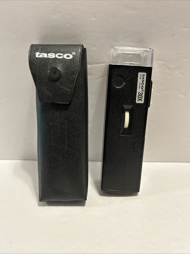 Tasco 30X Illuminated Microscope Model 9704 with Case