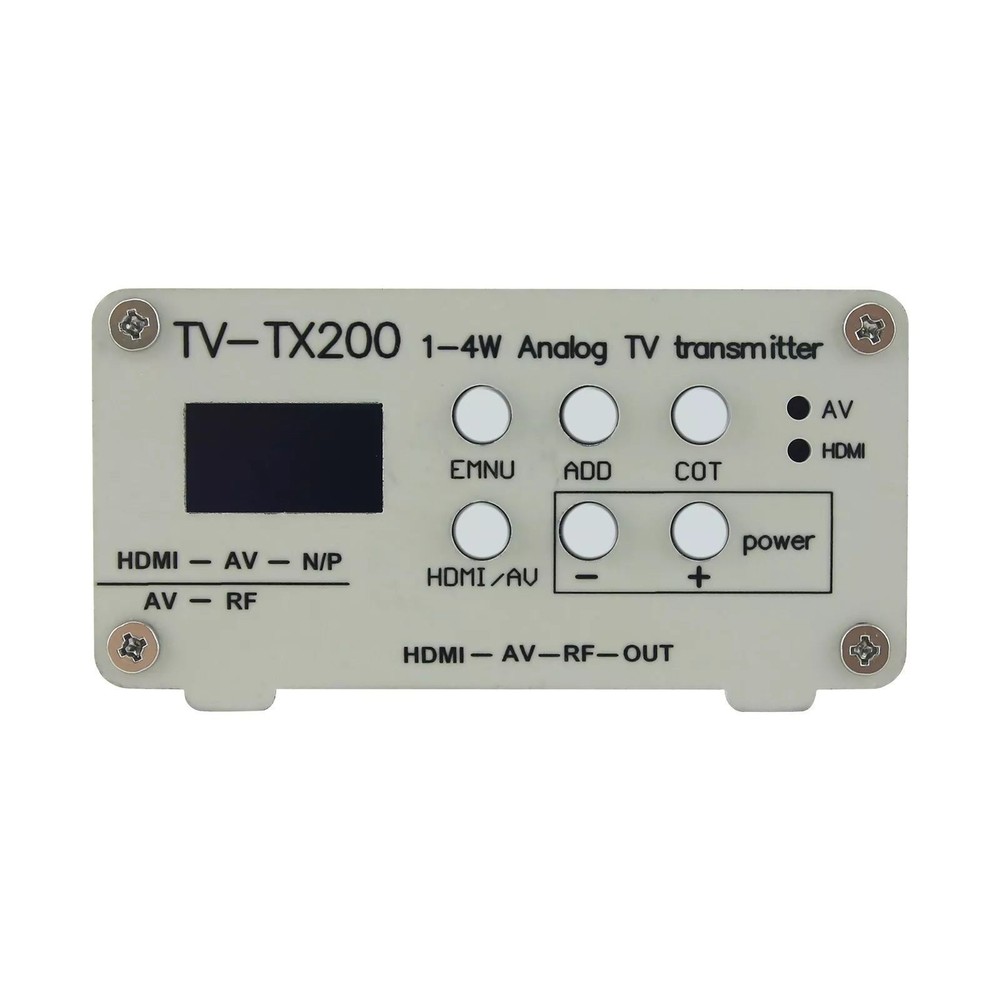 VHF/UHF Analog TV Transmitter Support HD/AV Input Analog Signal Transmitter