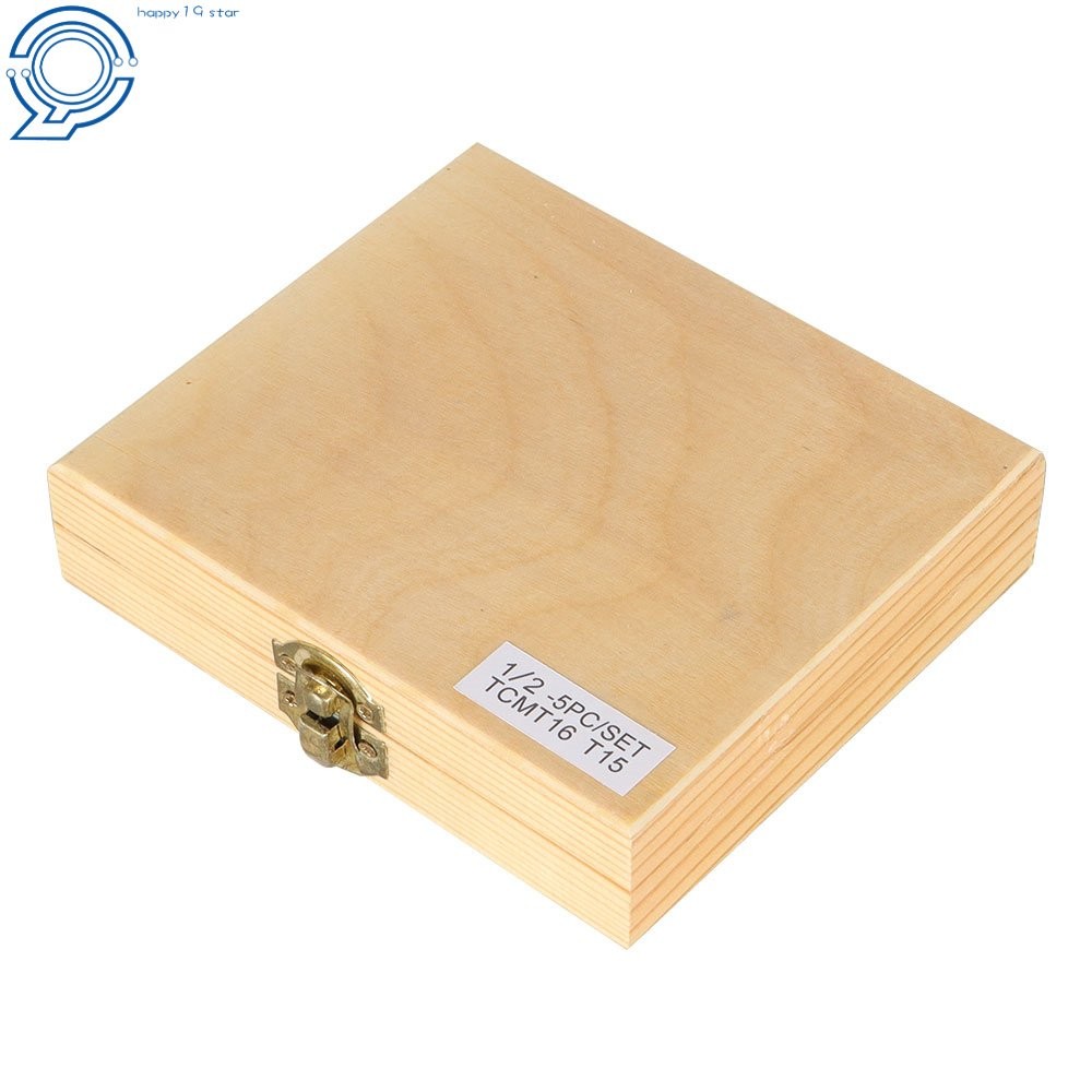 5 pack 1/2" Carbide Indexable Turning Tool Lathe Tool Bit With Carbide Inserts