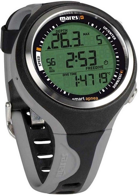 MARES SMART FREEDIVING COMPUTER BLACK GREY